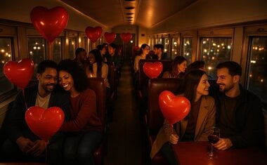 Expresso Noturno do Trem da República celebra o Dia dos Namorados com música ao vivo e jantar à luz de velas 