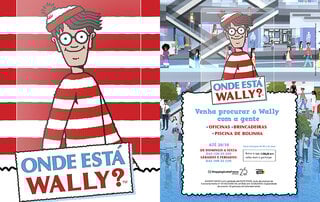Programação Infantil: Onde Está Wally? no Shopping Anália Franco